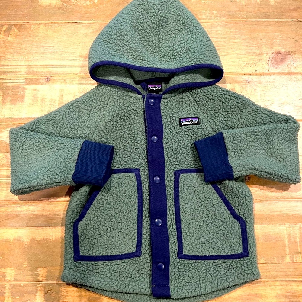 Kids Patagonia retro pile jacket